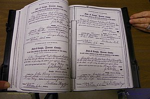 Laurens Co, GA, Marriages 1870 - 1879, P 136-137.JPG