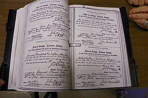 Laurens Co, GA, Marriages 1870 - 1879, P 160-161.JPG