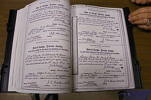 Laurens Co, GA, Marriages 1870 - 1879, P 170-171.JPG