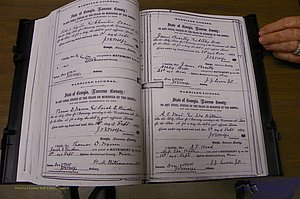 Laurens Co, GA, Marriages 1870 - 1879, P 172-173.JPG