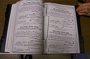 Laurens Co, GA, Marriages 1870 - 1879, P 194-195.JPG