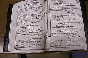 Laurens Co, GA, Marriages 1870 - 1879, P 200-201.JPG