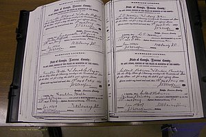 Laurens Co, GA, Marriages 1870 - 1879, P 210-211.JPG