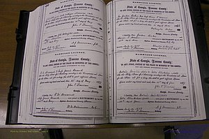 Laurens Co, GA, Marriages 1870 - 1879, P 224-225.JPG