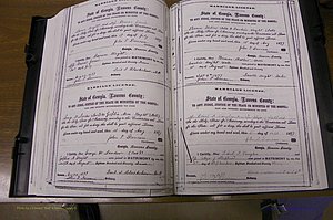 Laurens Co, GA, Marriages 1870 - 1879, P 228-229.JPG