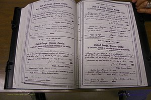 Laurens Co, GA, Marriages 1870 - 1879, P 234-235.JPG