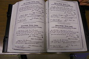 Laurens Co, GA, Marriages 1870 - 1879, P 236-237.JPG