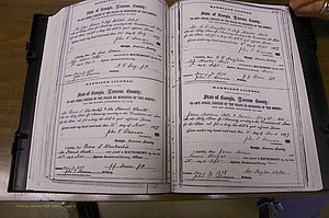 Laurens Co, GA, Marriages 1870 - 1879, P 238-239.JPG