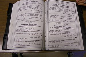 Laurens Co, GA, Marriages 1870 - 1879, P 248-249.JPG