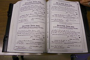 Laurens Co, GA, Marriages 1870 - 1879, P 250-251.JPG