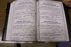 Laurens Co, GA, Marriages 1870 - 1879, P 262-263.JPG
