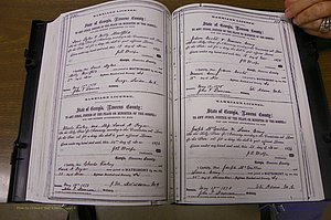 Laurens Co, GA, Marriages 1870 - 1879, P 272-273.JPG