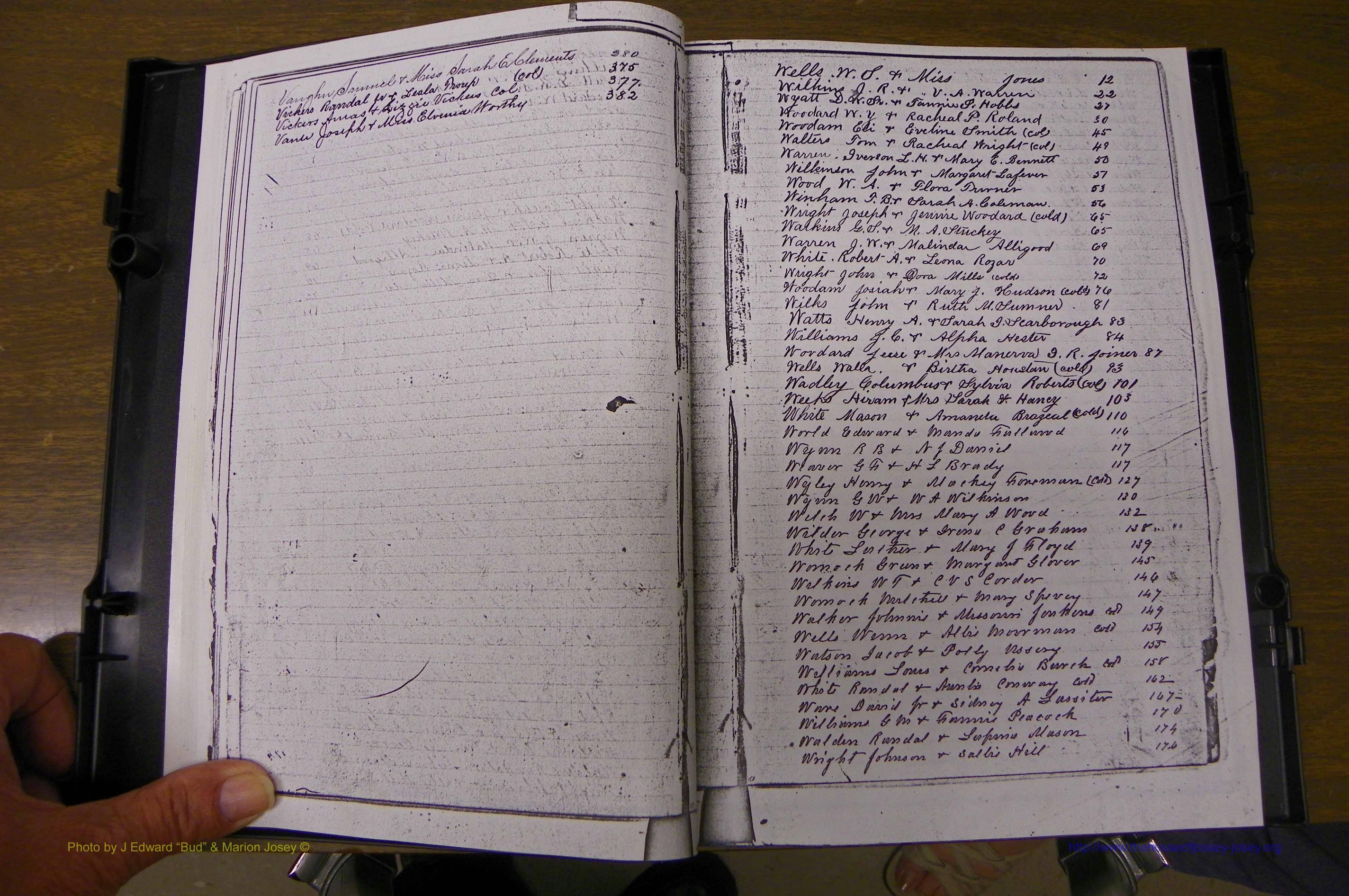 Laurens Co, GA, Marriages 1879 - 1886, Index V & W.JPG