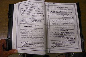 Laurens Co, GA, Marriages 1879 - 1886, P 044-045.JPG