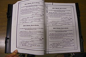 Laurens Co, GA, Marriages 1879 - 1886, P 076-077.JPG