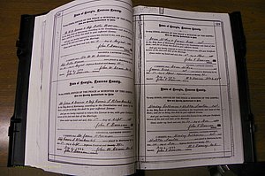 Laurens Co, GA, Marriages 1879 - 1886, P 122-123.JPG
