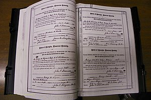 Laurens Co, GA, Marriages 1879 - 1886, P 130-131.JPG