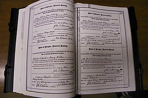 Laurens Co, GA, Marriages 1879 - 1886, P 140-141.JPG