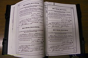 Laurens Co, GA, Marriages 1879 - 1886, P 152-153.JPG