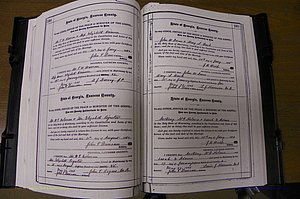 Laurens Co, GA, Marriages 1879 - 1886, P 180-181.JPG