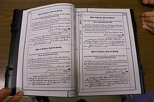 Laurens Co, GA, Marriages 1879 - 1886, P 318-319.JPG