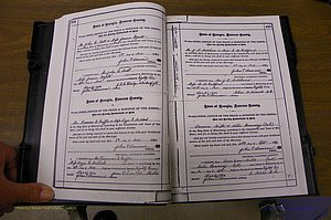 Laurens Co, GA, Marriages 1879 - 1886, P 404-405.JPG