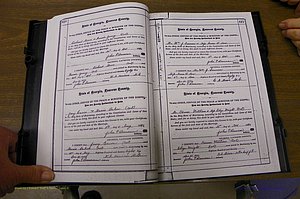 Laurens Co, GA, Marriages 1879 - 1886, P 410-411.JPG