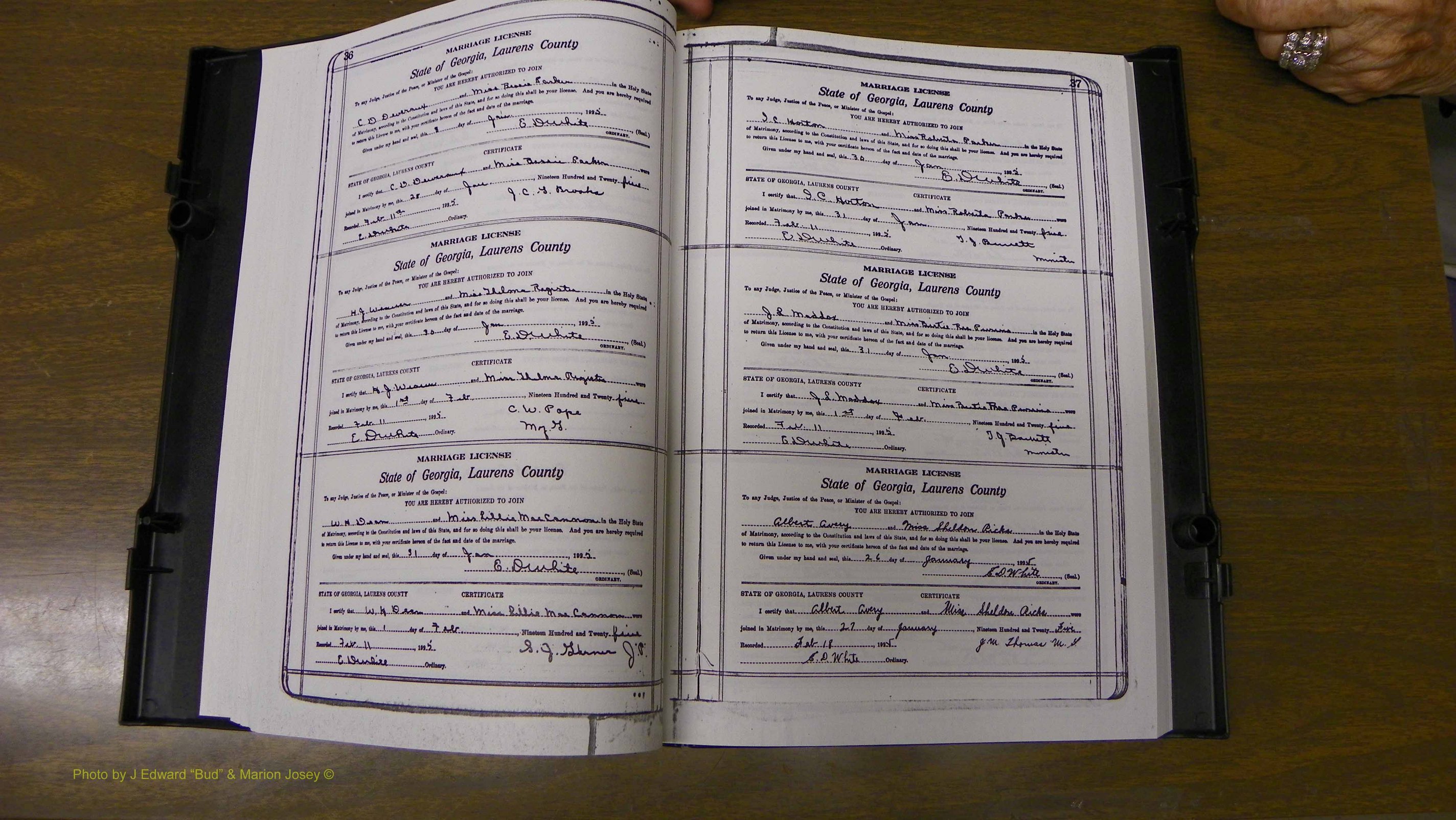 Laurens Co, GA, Marriages Book S, 1924 - 1934, White, P 036-037.JPG