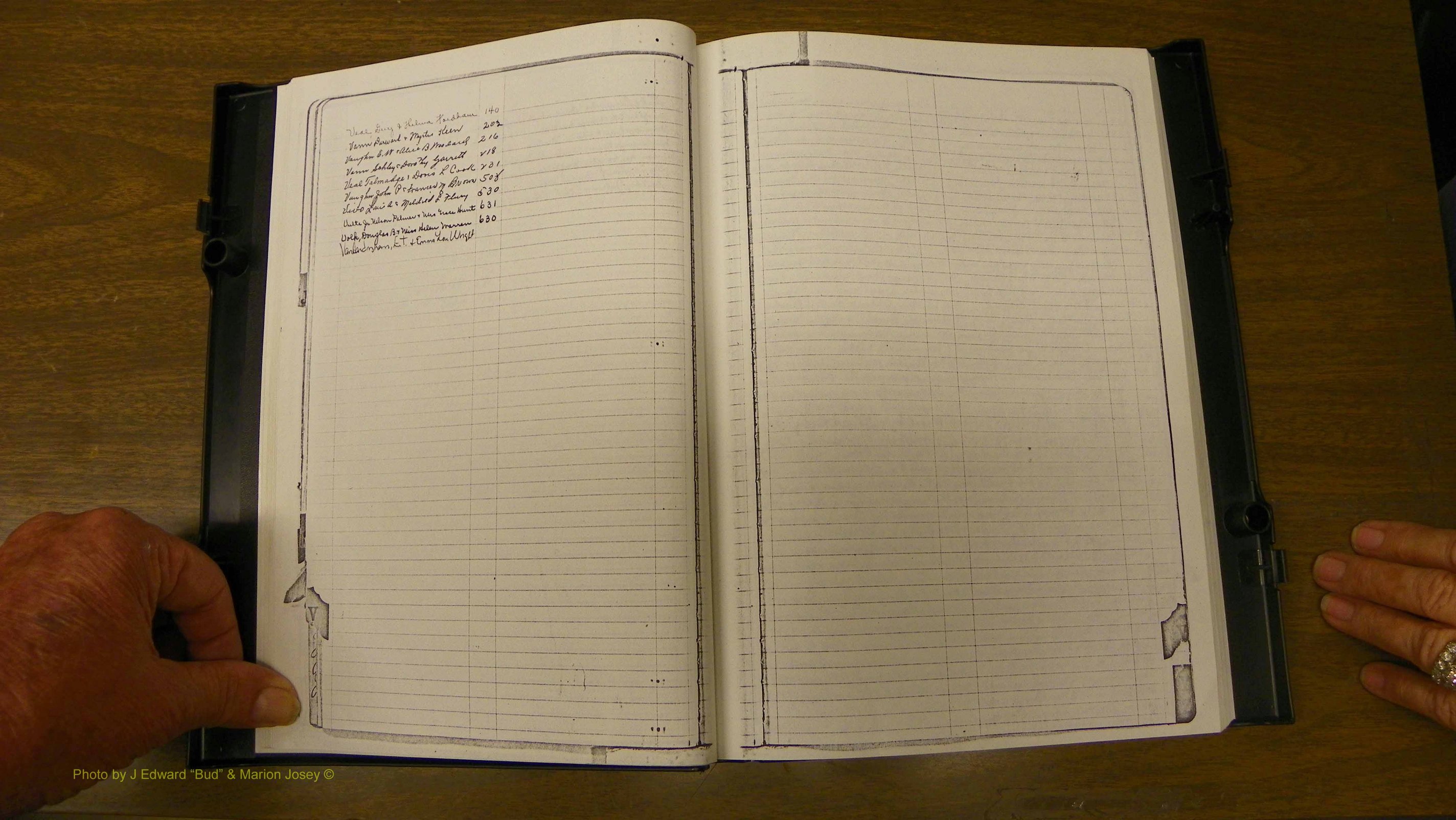 Laurens Co, GA, Marriages Book U, 1934 - 1944, White, Index V.JPG