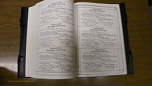 Laurens Co, GA, Marriages Book U, 1934 - 1944, White, P 122-123.JPG