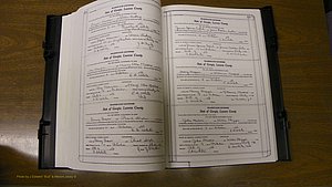 Laurens Co, GA, Marriages Book U, 1934 - 1944, White, P 124-125.JPG