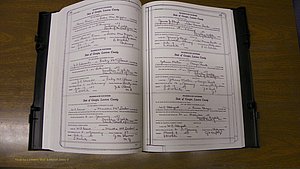 Laurens Co, GA, Marriages Book U, 1934 - 1944, White, P 150-151.JPG