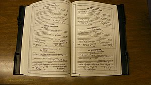 Laurens Co, GA, Marriages Book U, 1934 - 1944, White, P 164-165.JPG