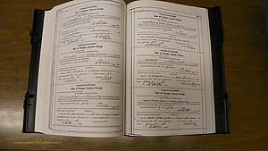 Laurens Co, GA, Marriages Book U, 1934 - 1944, White, P 168-169.JPG
