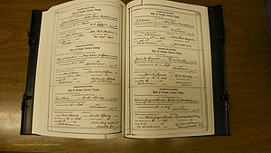 Laurens Co, GA, Marriages Book U, 1934 - 1944, White, P 184-185.JPG
