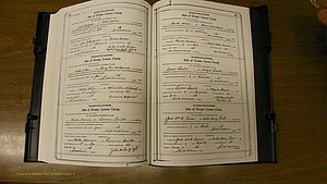 Laurens Co, GA, Marriages Book U, 1934 - 1944, White, P 204-205.JPG