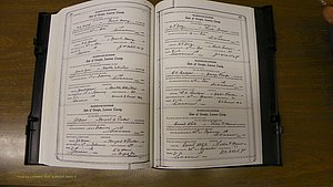 Laurens Co, GA, Marriages Book U, 1934 - 1944, White, P 206-207.JPG