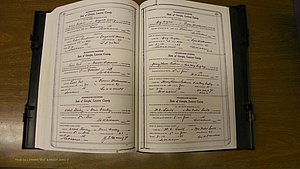 Laurens Co, GA, Marriages Book U, 1934 - 1944, White, P 208-209.JPG