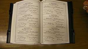 Laurens Co, GA, Marriages Book U, 1934 - 1944, White, P 214-215.JPG