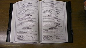 Laurens Co, GA, Marriages Book U, 1934 - 1944, White, P 218-219.JPG