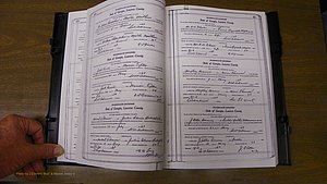 Laurens Co, GA, Marriages Book U, 1934 - 1944, White, P 300-301.JPG