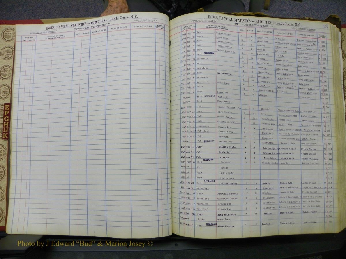 Lincoln Births, A-K, 1913- 252.JPG