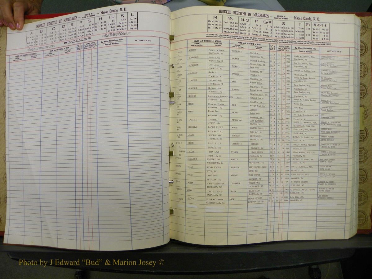 Macon Marriage Index, Male & Female 1943-1998 211.JPG