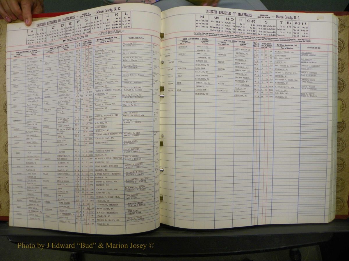 Macon Marriage Index, Male & Female 1943-1998 217.JPG