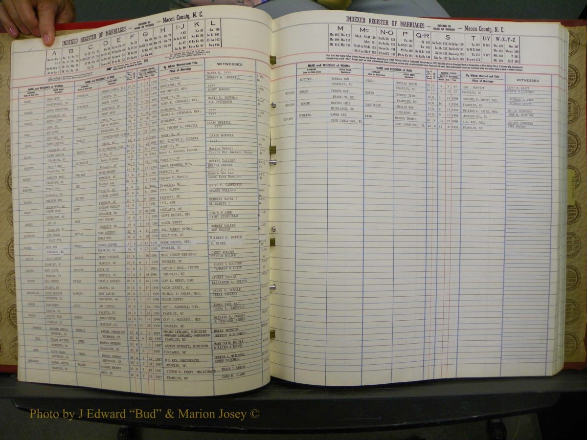 Macon Marriage Index, Male & Female 1943-1998 221.JPG