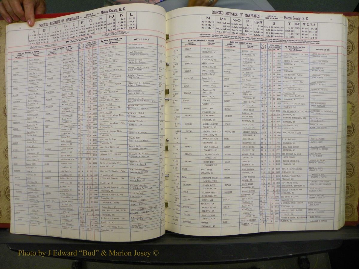 Macon Marriage Index, Male & Female 1943-1998 224.JPG