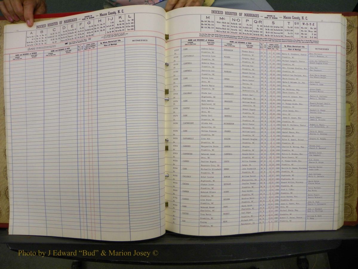 Macon Marriage Index, Male & Female 1943-1998 226.JPG