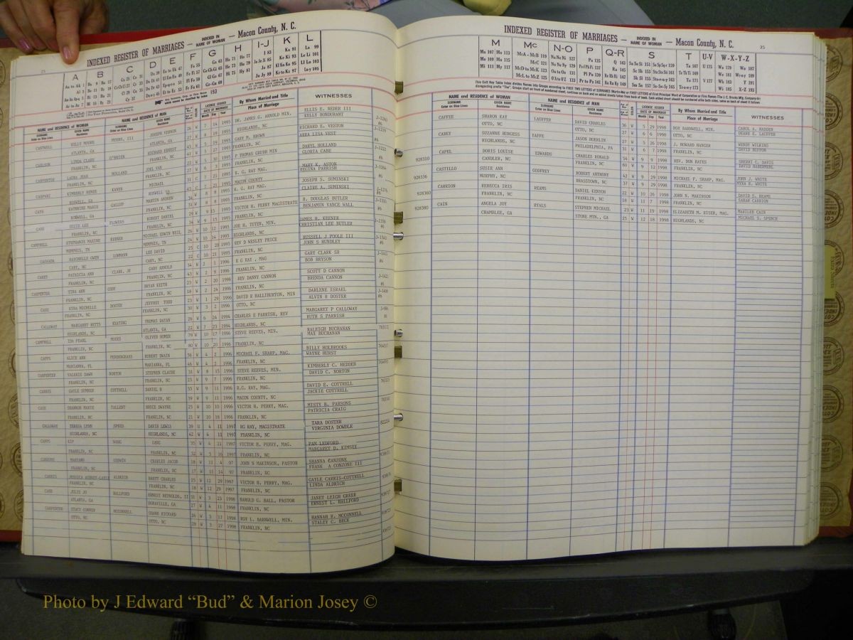 Macon Marriage Index, Male & Female 1943-1998 228.JPG