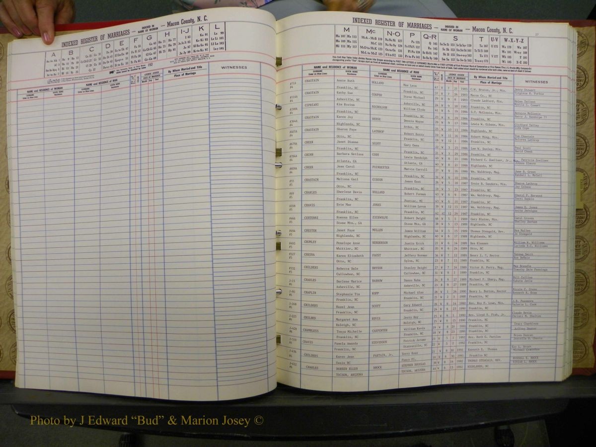 Macon Marriage Index, Male & Female 1943-1998 230.JPG