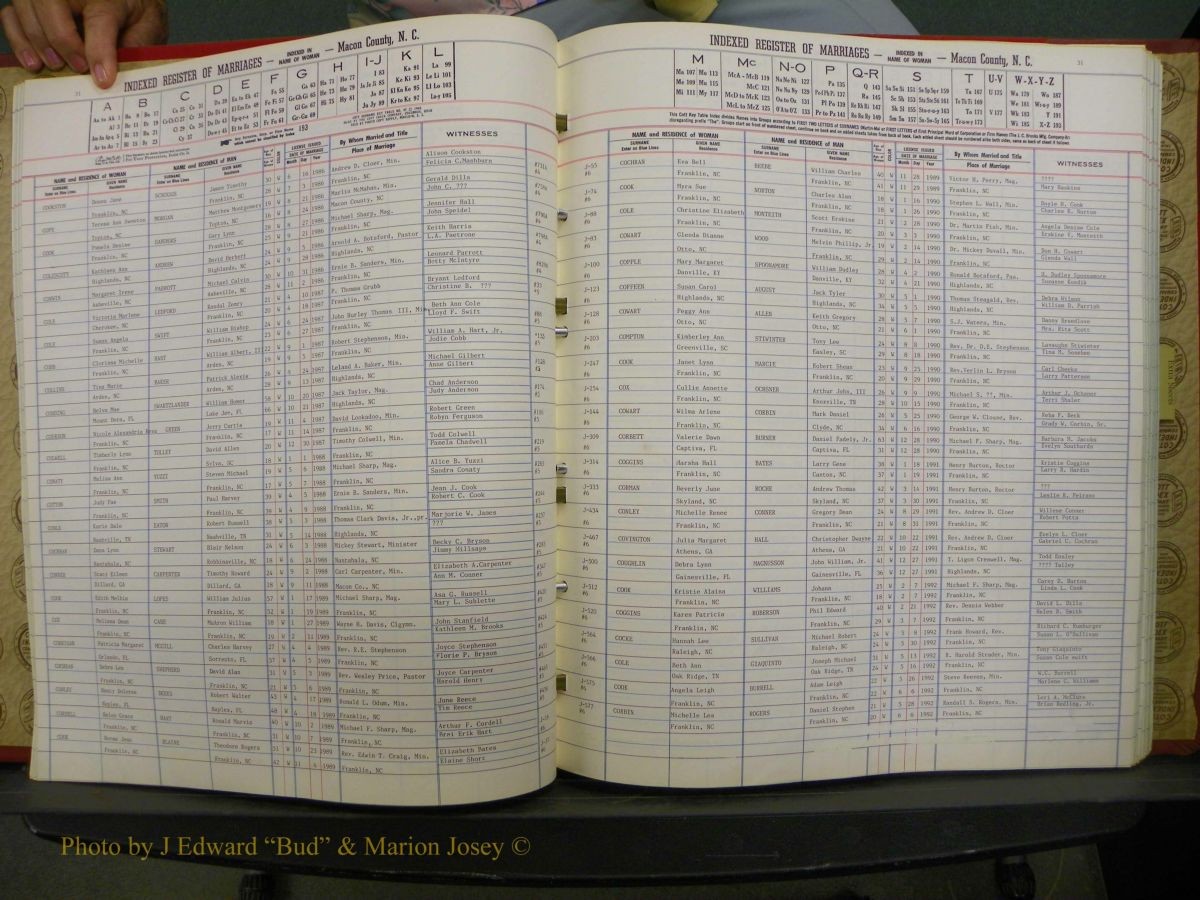 Macon Marriage Index, Male & Female 1943-1998 232.JPG